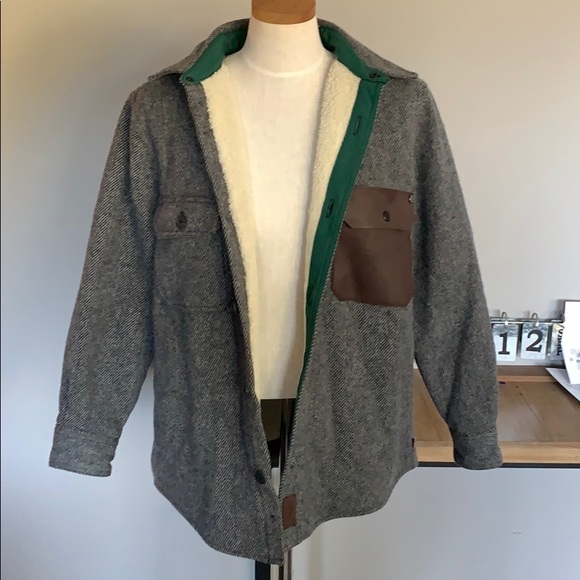 Woolrich x Danner Old Growth Sherpa wool jacket M - Picture 3 of 8